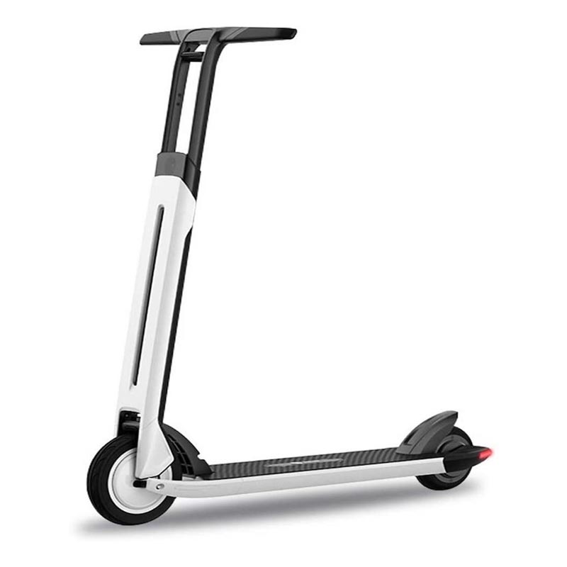 Segway Ninebot Electric Kick Scooter, Lightweight and Portable, Innovative Step-Control, White, Air T15E
